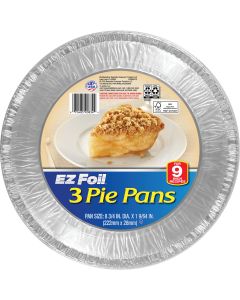 EZ Foil 8-3/4 In. Deep Pie Pan (3-Count)