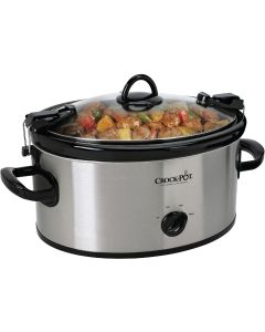 Crock-Pot 6 Qt. Stainless Steel Oval Slow Cooker