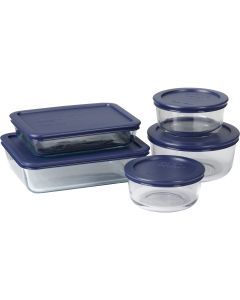 Pyrex Glass Storage Bakeware Set (10-Piece)