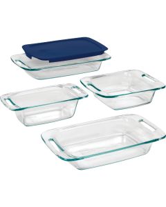 Pyrex Easy Grab Glass Bakeware Set (5-Piece)