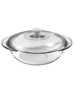 Anchor Hocking Oven Basics 2 Quart Glass Covered Casserole Dish