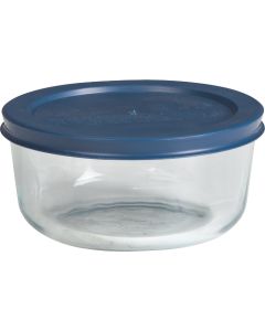 Pyrex Simply Store 2-Cup Round Glass Storage Container with Lid