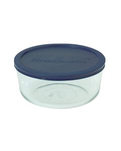 Pyrex Simply Store 7-Cup Round Glass Storage Container with Lid