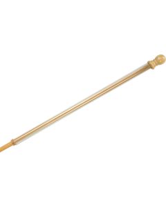 Evergreen 56 In. x 1 In. Wood Anti-Wrap Flag Pole