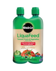 Miracle-Gro LiquaFeed 16 Oz. 9-4-9 Ready To Use Liquid Tomato, Fruits, & Vegetable Food (2-Pack)