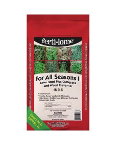 Ferti-lome For All Seasons II 20 Lb. 5000 Sq. Ft. 16-0-8 Lawn Fertilizer with Crabgrass & Weed Preventer