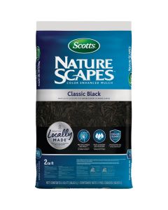 Scotts Nature Scapes 2 Cu. Ft. Classic Black Shredded Hardwood Mulch