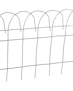 Best Garden 14 In. H x 20 Ft. L Galvanized Wire Decorative Border Fence