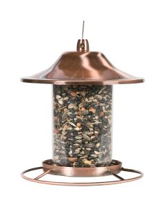 Perky Pet Copper Panorama Bird Feeder