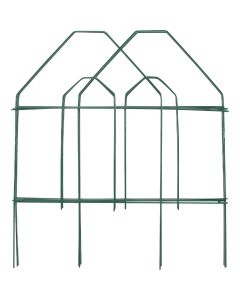 Best Garden 8 Ft. Green Galvanized Wire Folding Fence