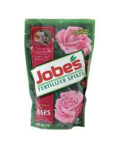 Jobe's 9-12-9 Rose Fertilizer Spikes (10-Pack)