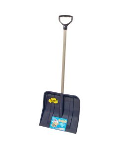 Buddy B 12 In. Poly Childrens Snow Shovel with 24 In. Poly Handle