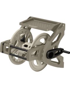 Suncast Slide Trak Hosemobile 175 Ft. x 5/8 In. Taupe Resin Hose Reel