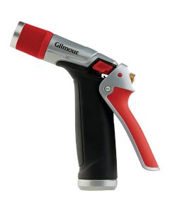 Gilmour Pro Zinc Pistol Nozzle, Red & Black