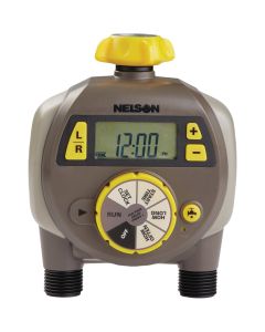 Nelson Electronic Dual Outlet Watering Timer