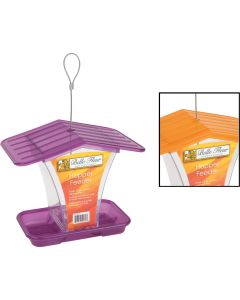 Stokes Select Belle Fleur Plastic 1.5 Qt. Capacity Hopper Bird Feeder