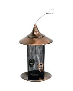 Stokes Select Copper 2.1 Qt. Capacity Screen Tube Bird Feeder