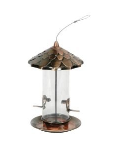 Stokes Select Copper 2.1 Qt. Capacity Acorn Bird Feeder