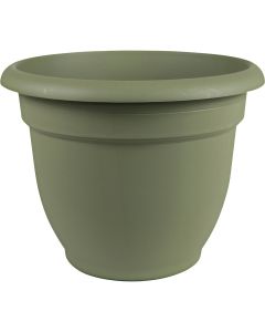 Bloem Ariana 8.8 In. H x 8 In. Dia. Plastic Self Watering Thyme Green Planter