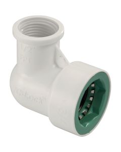 Orbit 3/4 In. x 1/2 In. FPT PVC-Lock Elbow