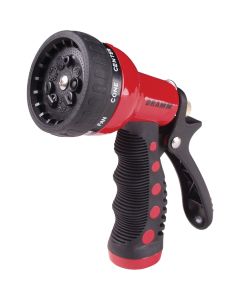 Dramm Heavy-Duty Metal 9-Pattern Nozzle, Red