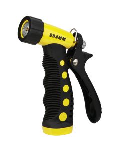 Dramm Heavy-Duty Metal Pistol Nozzle, Yellow