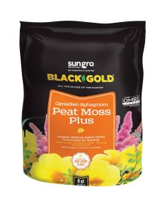 Black Gold 3 Lb. 8 Qt. Sphagnum Peat Moss Plus