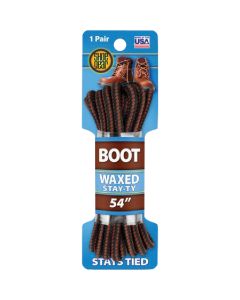 Shoe Gear Waxed 54 In. Round Boot Laces