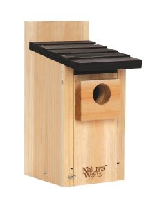 Nature's Way 5.5 In. W. x 12 In. H. x 8 In. D. Natural Cedar Bluebird House