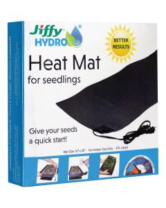 Jiffy Hydro 10 In. x 20 In. 17.5W Seedling Heat Mat