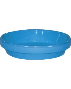 Ceramo Spring Fever 4 In. Robin's Egg Blue Clay Flower Pot Saucer