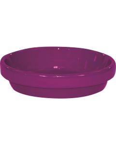 Ceramo Spring Fever 4 In. Violet Clay Flower Pot Saucer