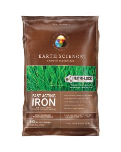 Earth Science Fast Acting 25 Lb. 5000 Sq. Ft. Coverage Iron & Soil Acidifier