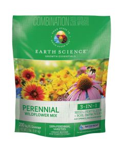 Earth Science  All-In-One 2 Lb. 200 Sq. Ft. Coverage Perennial Wildflower Seed Mix