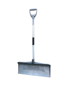 Rugg PathMaster Ultra Lightweight 27 In. Poly Snow Pusher with 36 In. Aluminum Handle