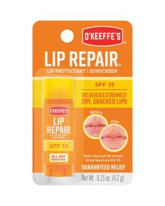 O'Keeffe's SPF 35 Unflavored Lip Balm, 0.15 Oz.