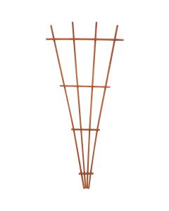 Panacea 72 In. Brown Wood Fan Trellis