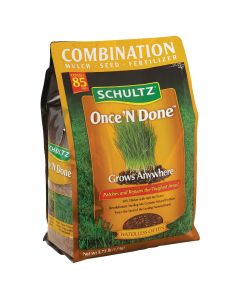 Schultz Once 'N Done 3.75 Lb. 85 Sq. Ft. Coverage Sun & Shade Grass Patch & Repair