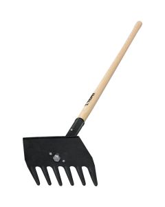 Truper Industrial McLeod 11 In. Steel Fire Landscape Rake (6-Tine)