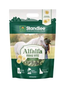 Standlee Premium Western Forage 5 Lb. Banana Flavored Alfalfa Forage Bites