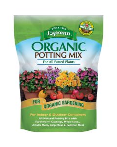 Espoma Organic 4 Qt. 3-1/2 Lb. Indoor & Outdoor Container Plant Potting Mix