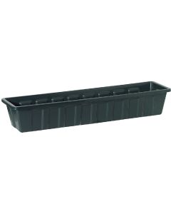 Novelty Poly-Pro 36 In. Polypropylene Hunter Green Flower Box Planter