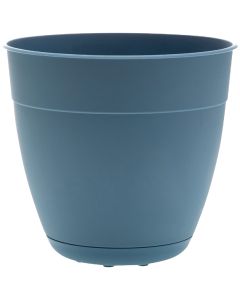 Bloem Ocean Series Dayton 7 In. H. x 7.13 In. Dia. Recycled Ocean Plastic Ocean Blue Planter