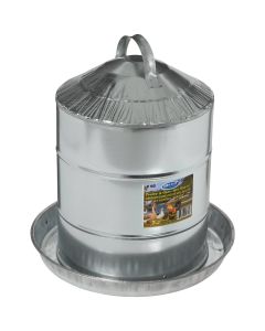 Farm-Tuff 5 Gal. Galvanized Poultry Fountain