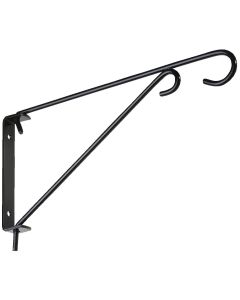 National 9 In. Black Steel Swivel Hanging Plant Bracket