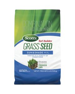 Scotts Turf Builder 2.4 Lb. 200 Sq. Ft. Sun & Shade Mix Grass Seed