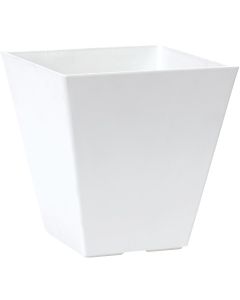 Novelty ArtStone Ella 6 in. W. x 6 in. H. x 6 in. L. White Resin Planter