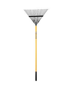 Tru Pro 26 In. Steel Head 54 In. Fiberglass Handle Leaf Rake (26-Tine)