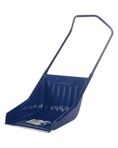 Garant 23.5 In. Poly Sled Snow Shovel with Steel Wear Strip and 42.5 In. Steel Handle