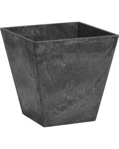 Novelty ArtStone Ella 6 In. W. x 6 In. H. x 6 In. L. Black Resin Planter